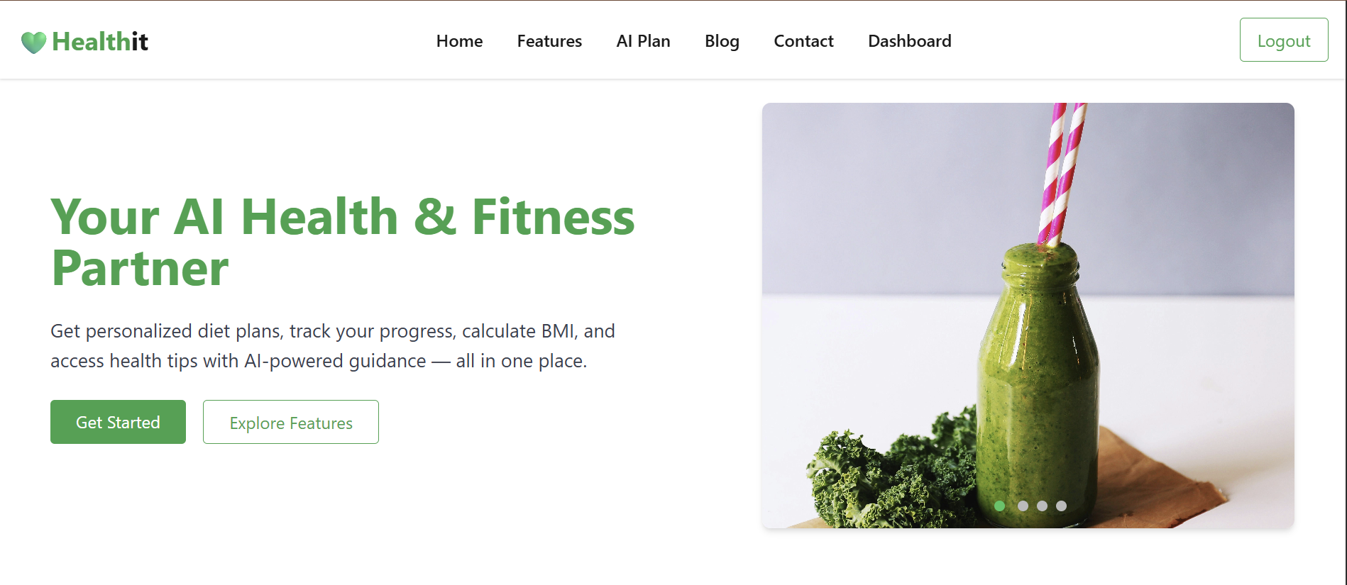 HealthIt Fitness App
