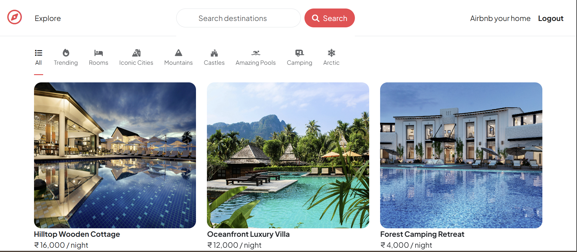 WanderHub Travel Website